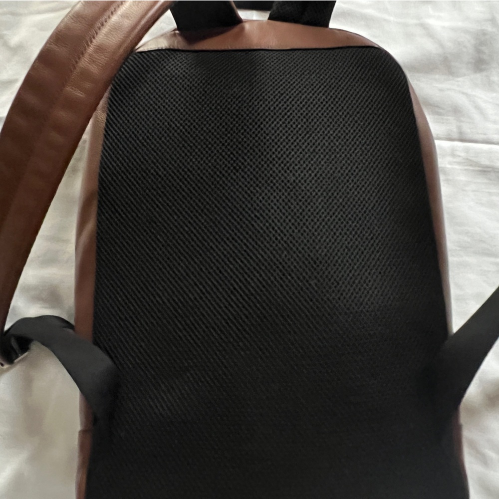 COACH Charles Brown leather Slim Backpack - Picture 9 of 13